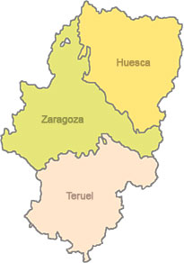 Mapa Aragón